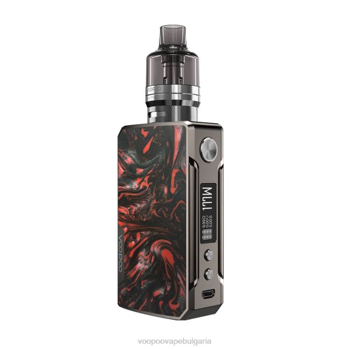 VOOPOO DRAG 2 опресни издание - VOOPOO Bulgaria платинено-червено 8FHR322